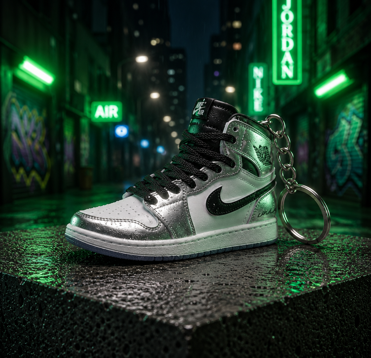 Air Jordan 1 Metallic Silver